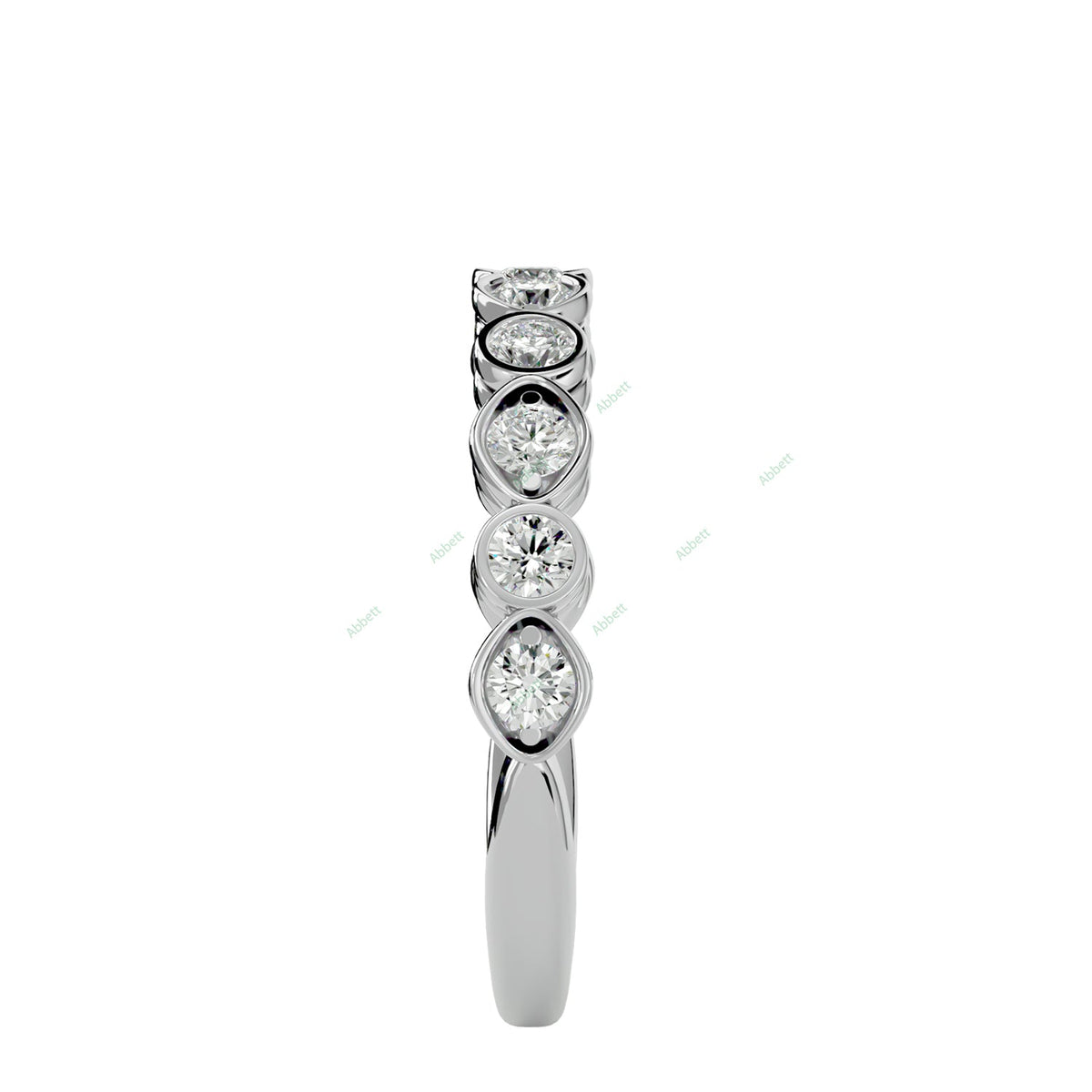 Anniversary Wedding Band WEAN096