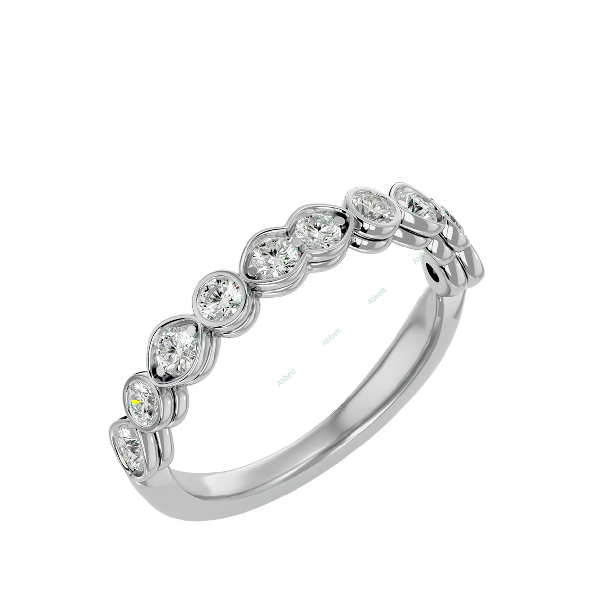 Anniversary Wedding Band WEAN096