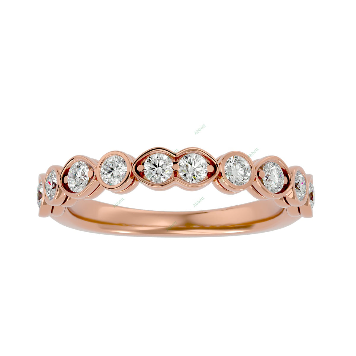 Anniversary Wedding Band WEAN096