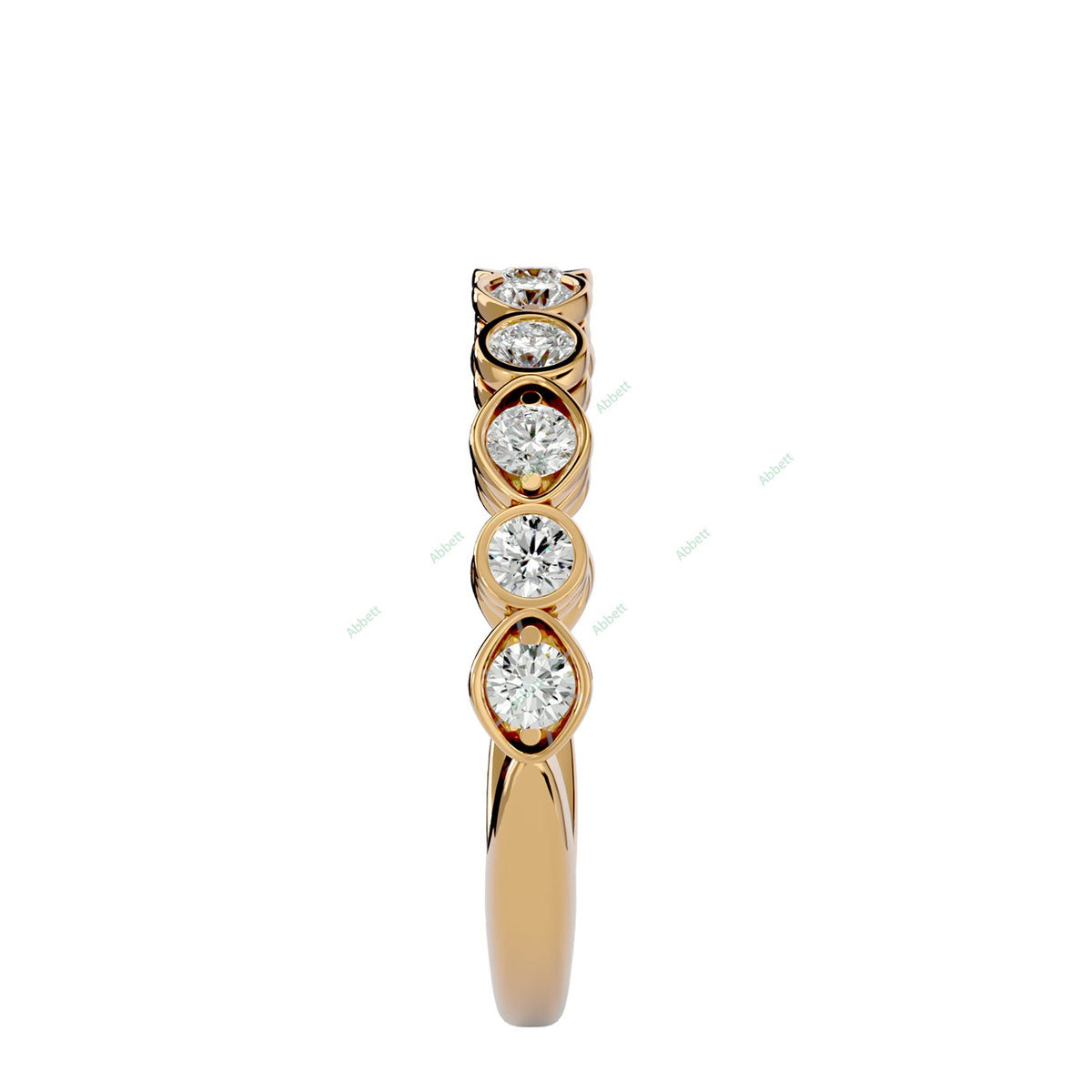 Anniversary Wedding Band WEAN096