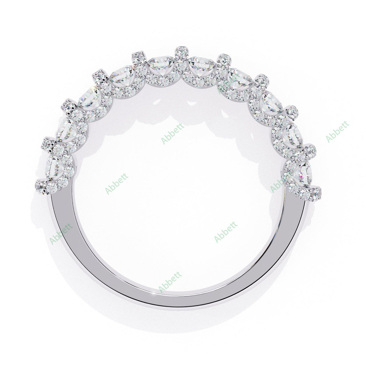 Anniversary Wedding Band WEAN1012