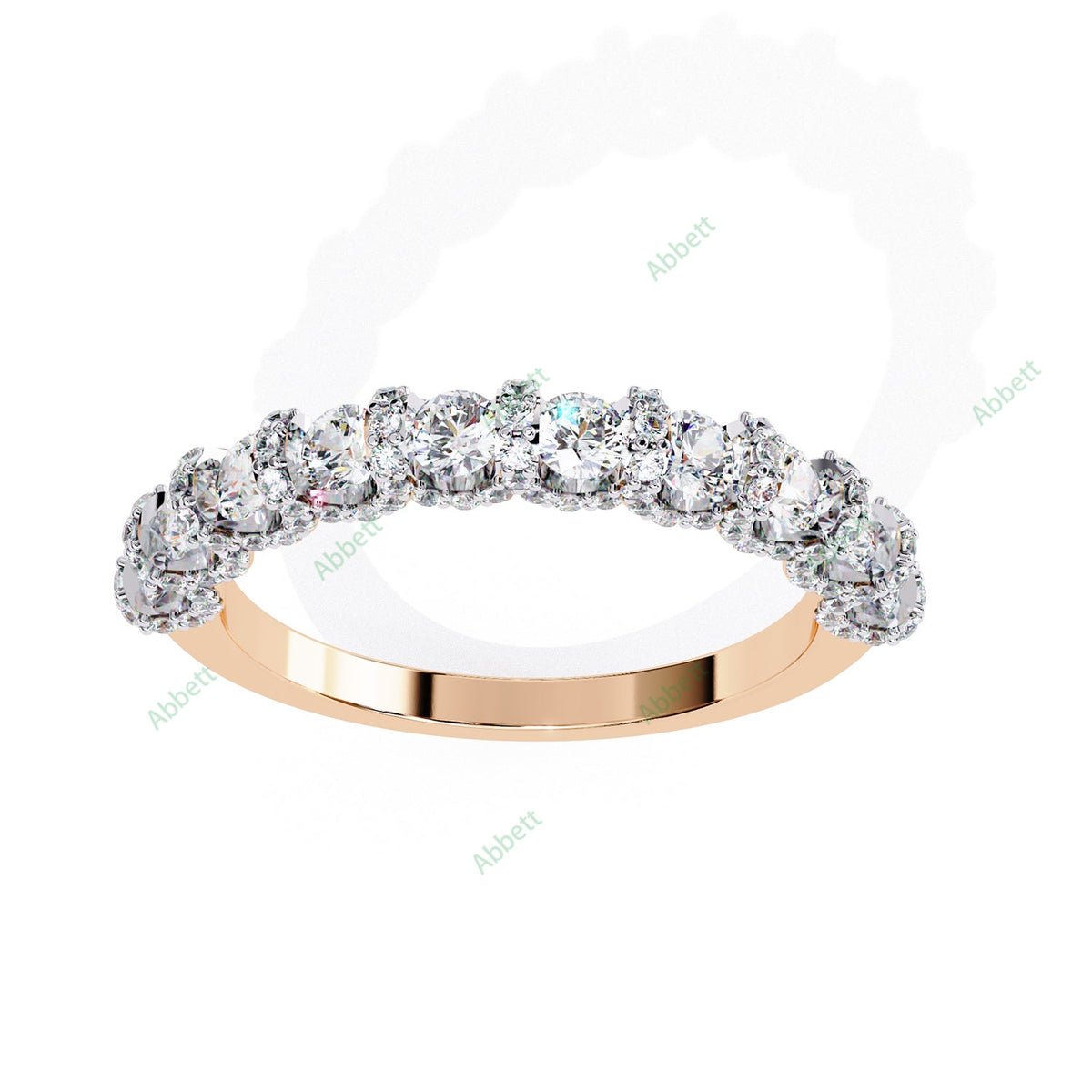 Anniversary Wedding Band WEAN1012