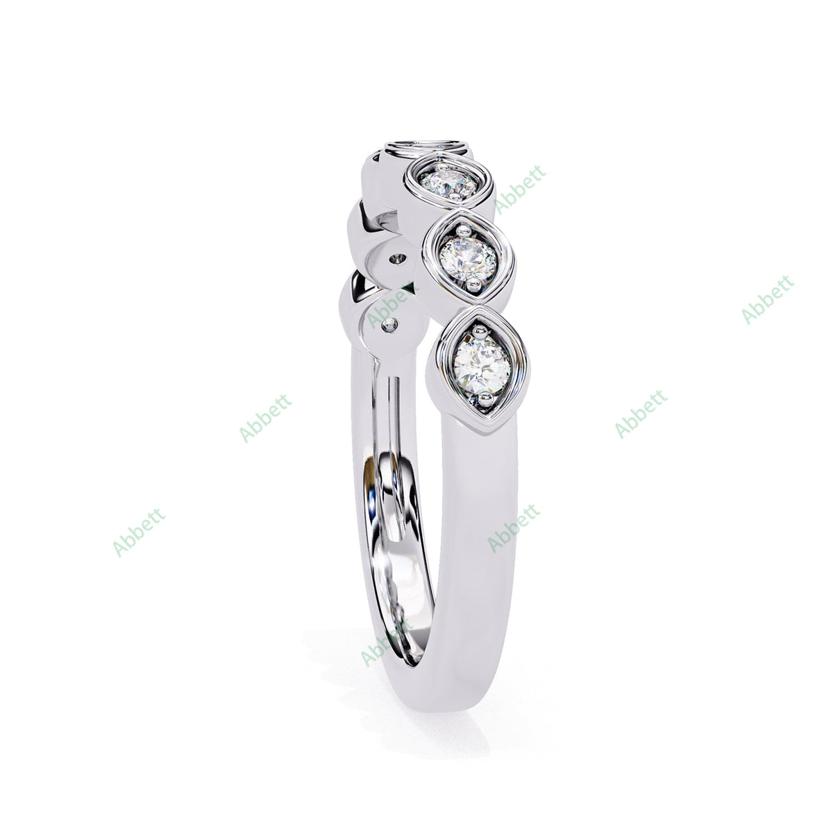 Anniversary Wedding Band WEAN1018
