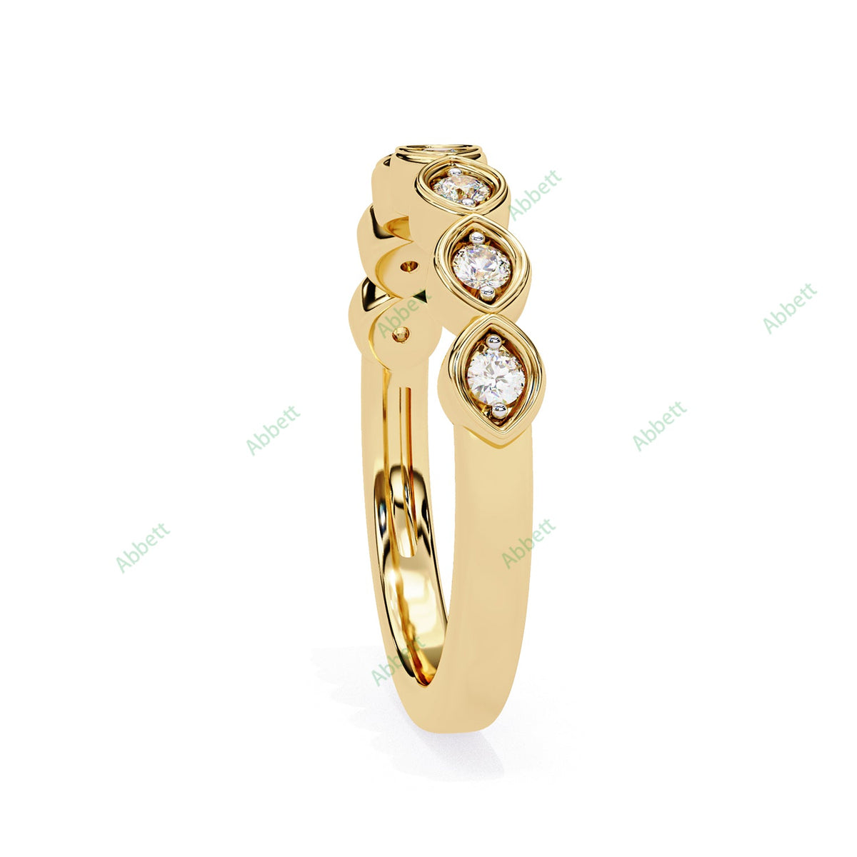 Anniversary Wedding Band WEAN1018