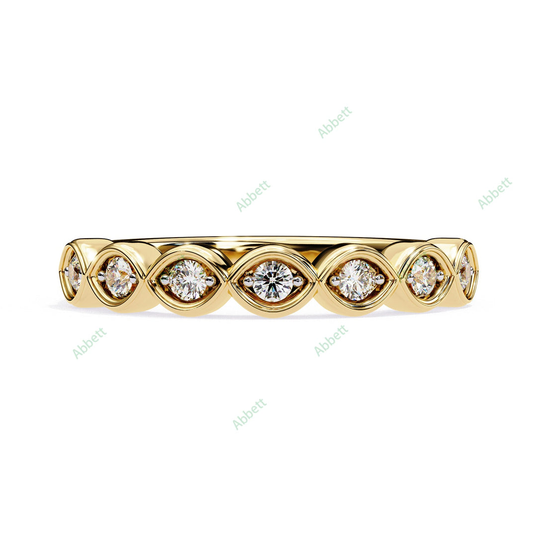 Anniversary Wedding Band WEAN1018