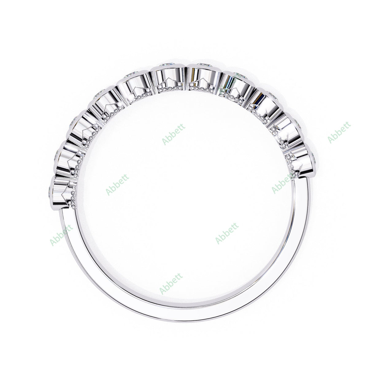 Anniversary Wedding Band WEAN1019