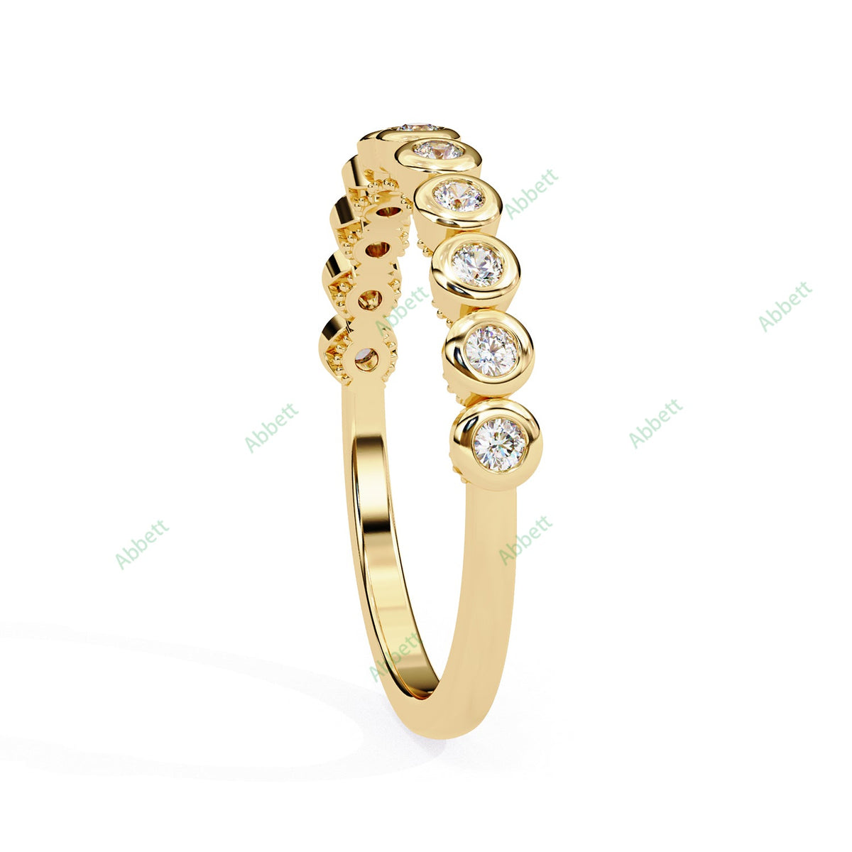 Anniversary Wedding Band WEAN1019