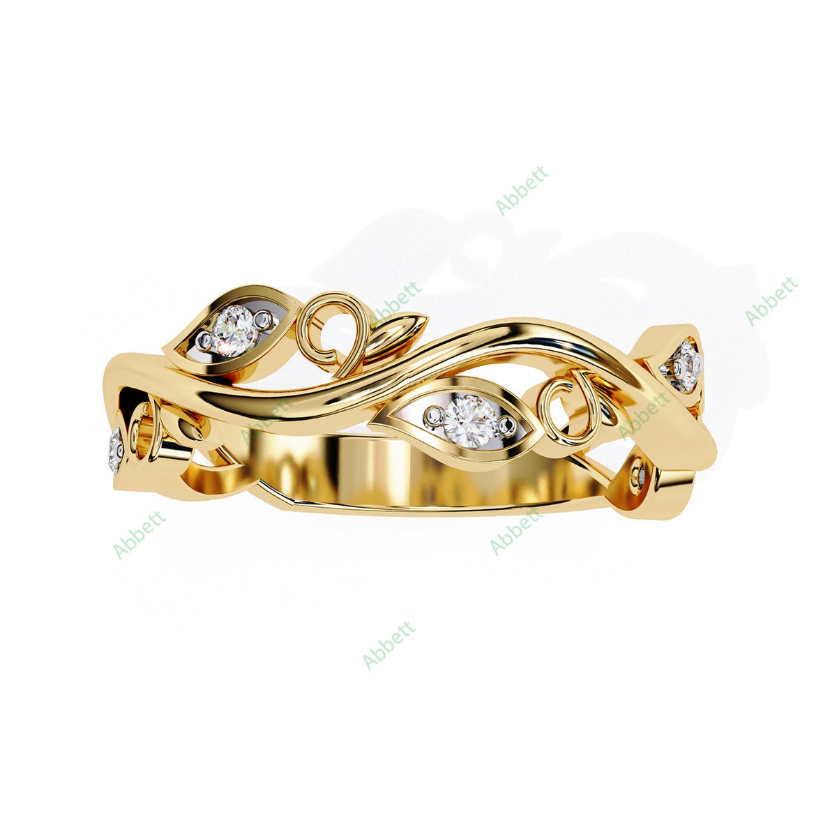 Natural Wedding Band WEAN1029
