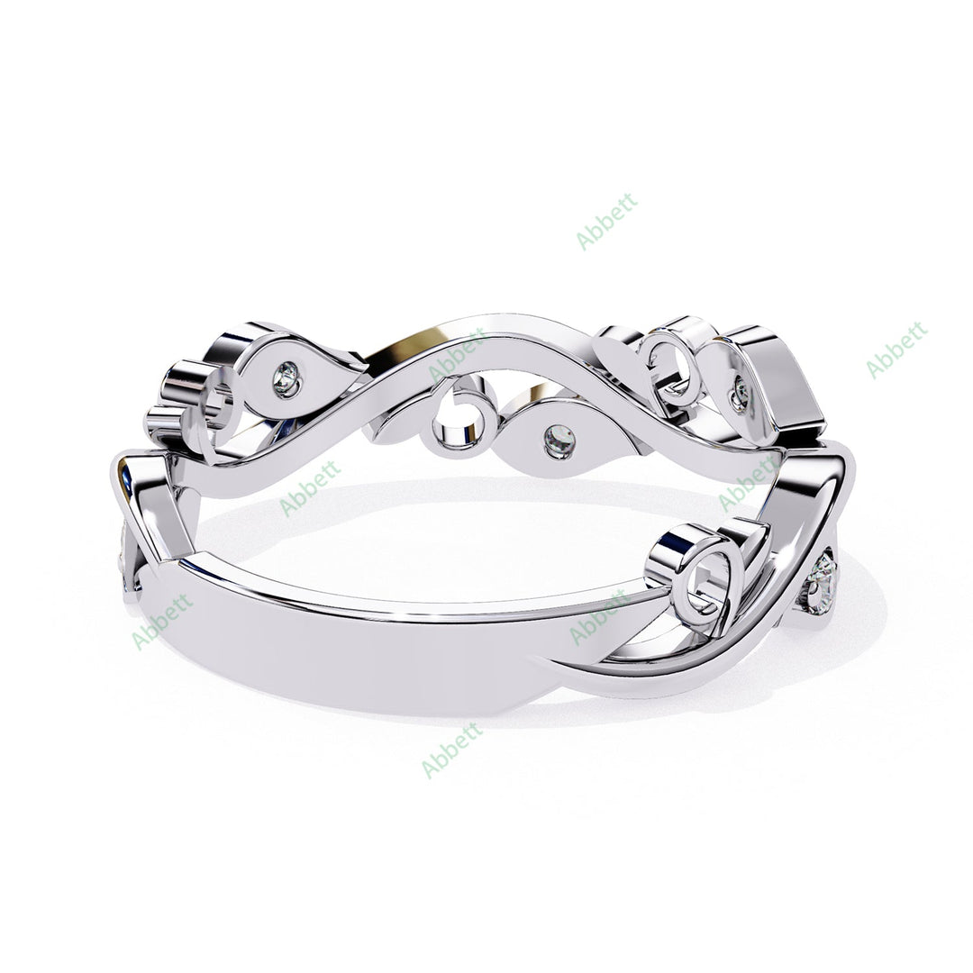 Natural Wedding Band WEAN1029