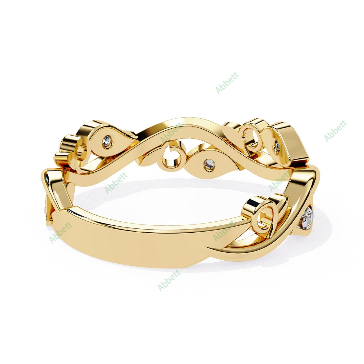 Natural Wedding Band WEAN1029