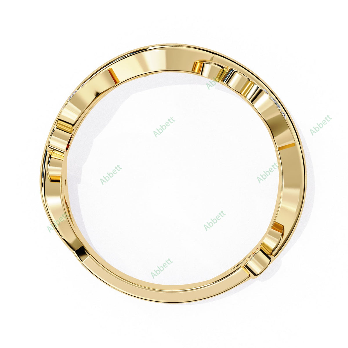 Natural Wedding Band WEAN1029