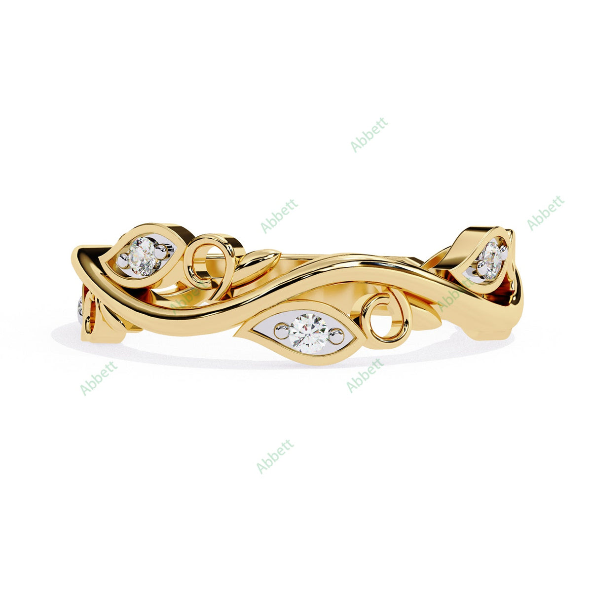 Natural Wedding Band WEAN1029