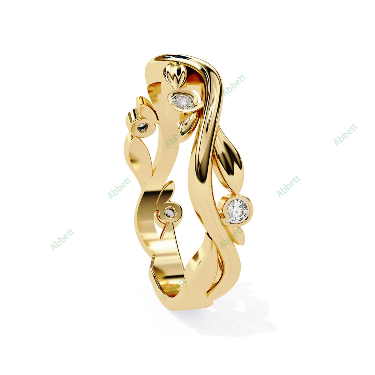Natural Wedding Band WEAN1031