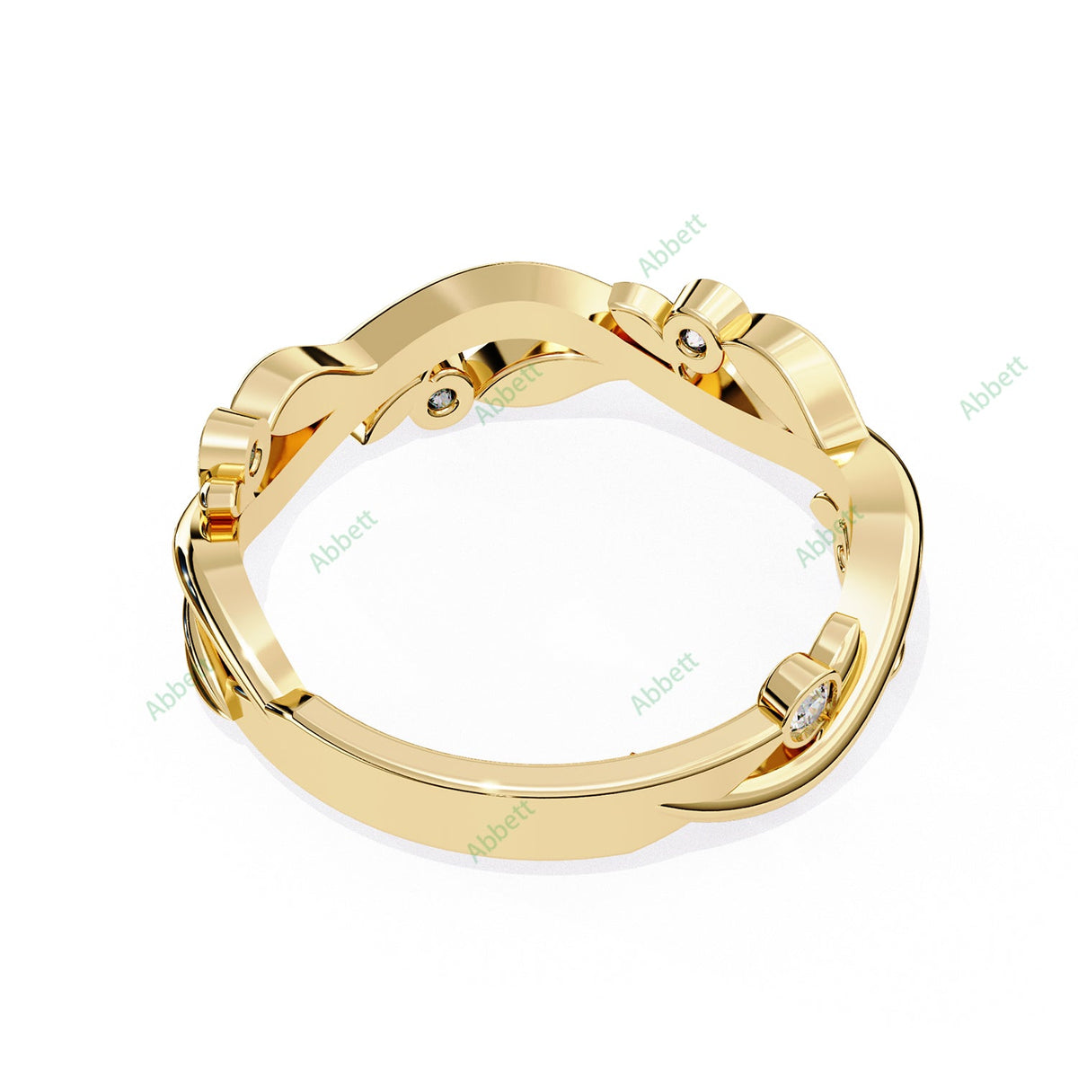 Natural Wedding Band WEAN1031
