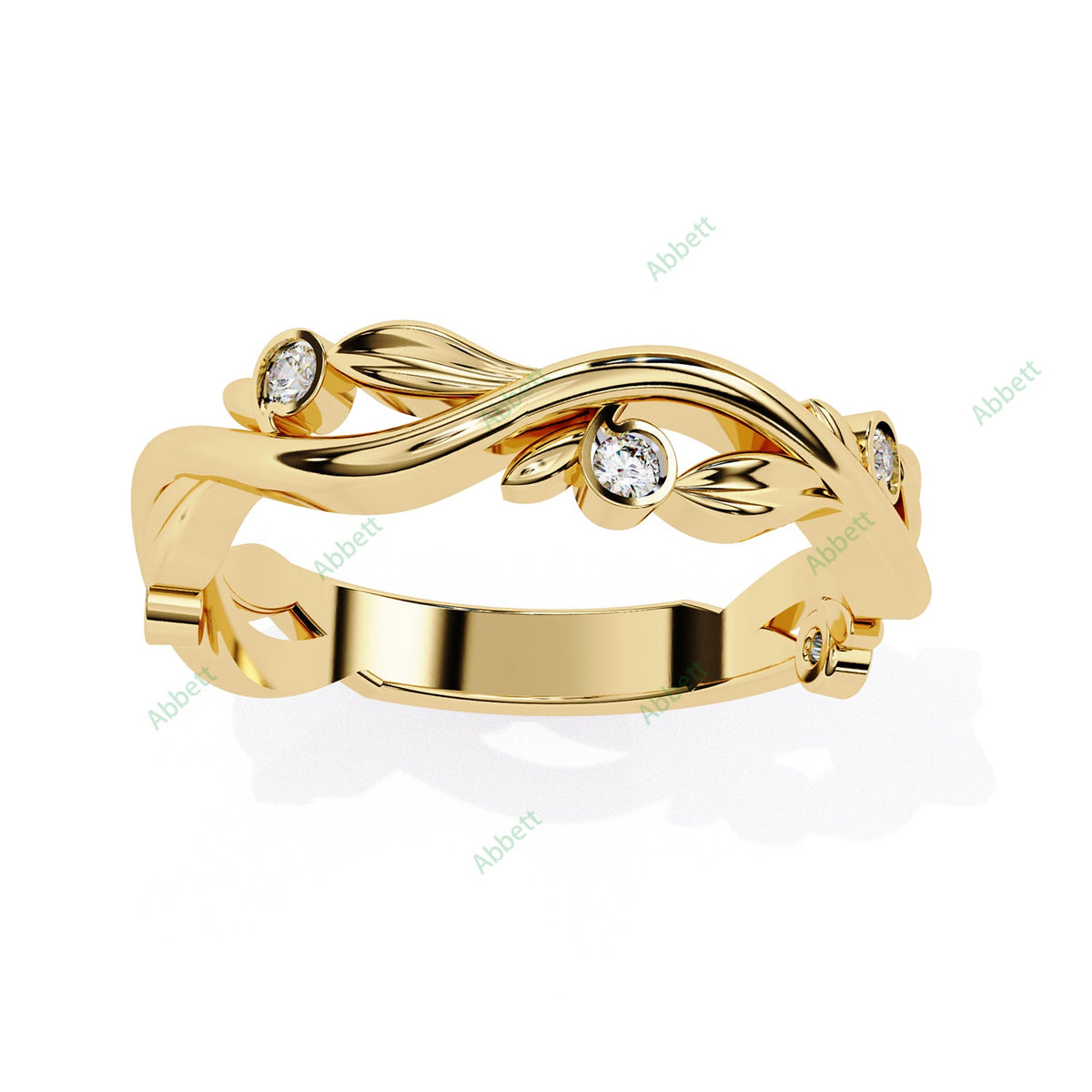 Natural Wedding Band WEAN1031