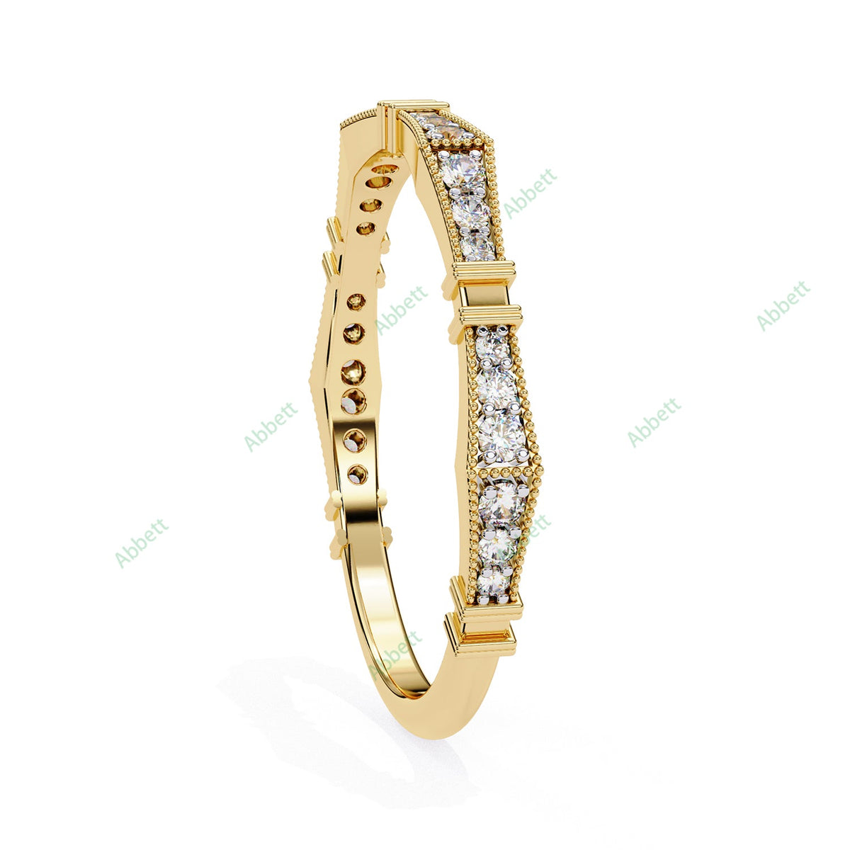 Anniversary Wedding Band WEAN1034