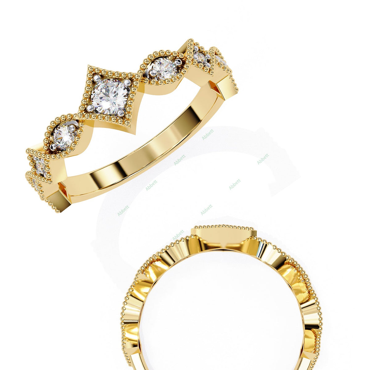 Fashion Wedding Band WEAN1035