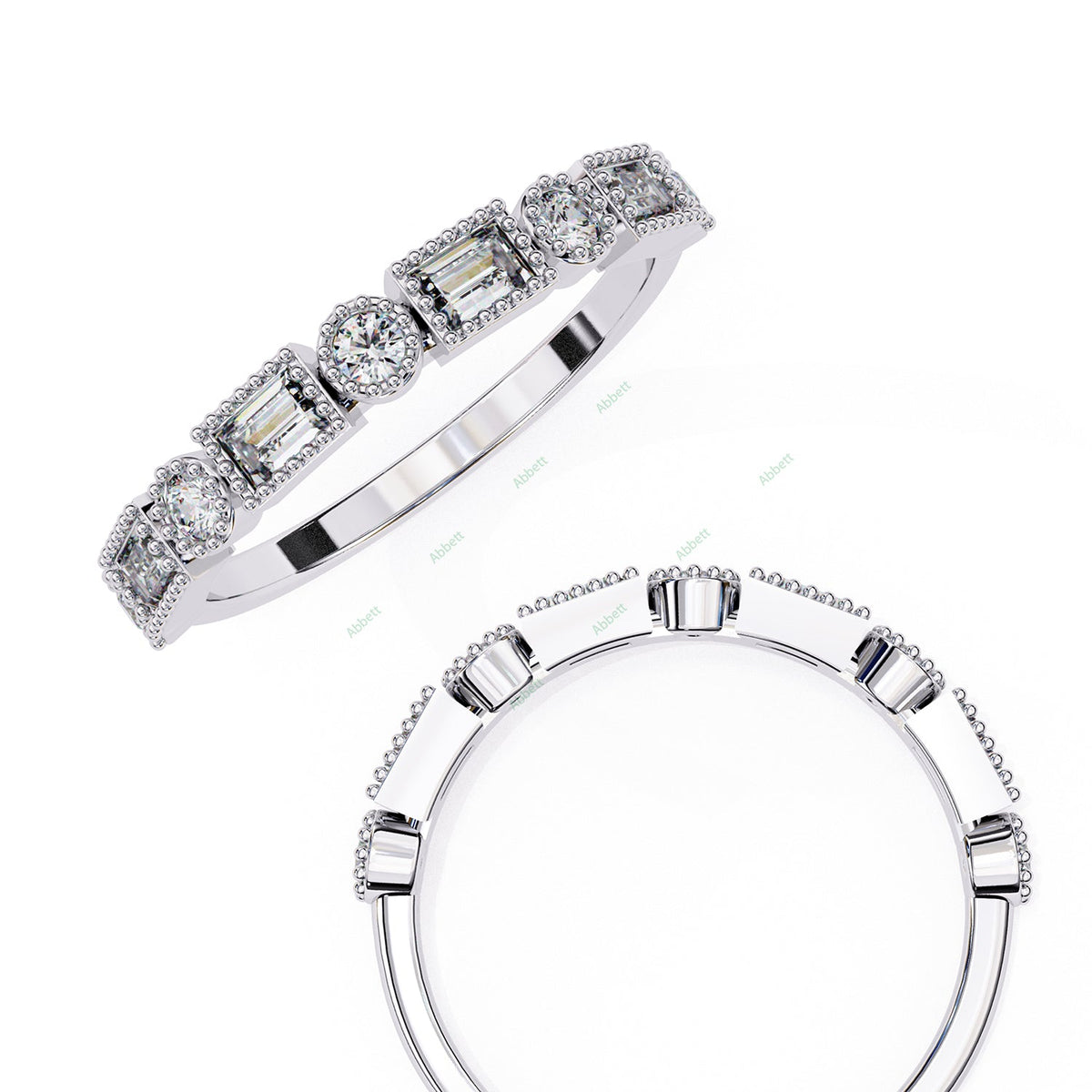 Fancy Wedding Band WEAN1036