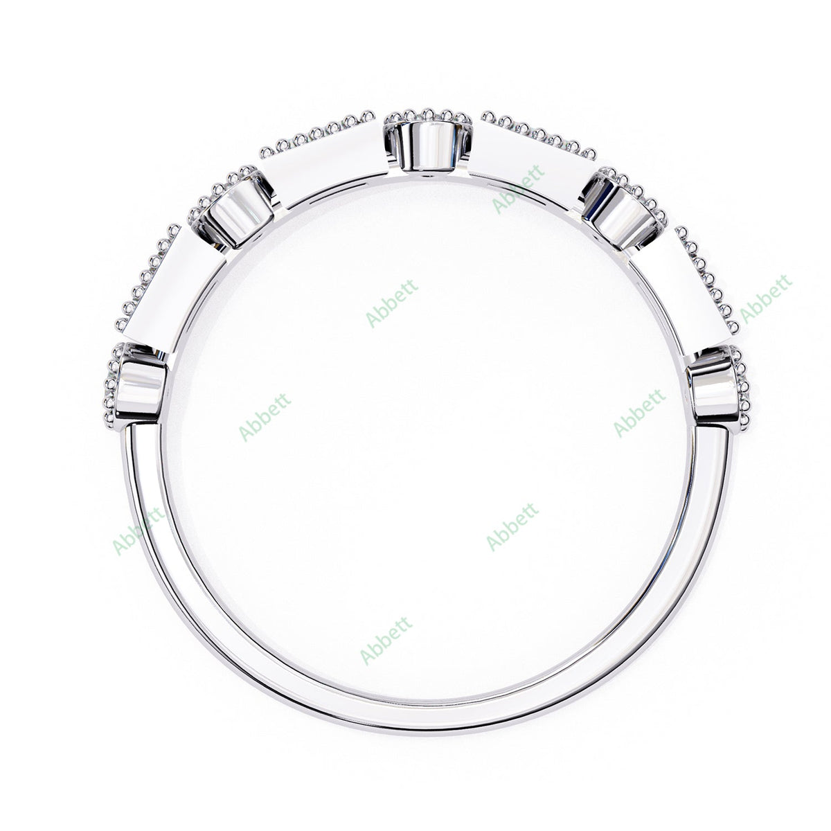 Fancy Wedding Band WEAN1036