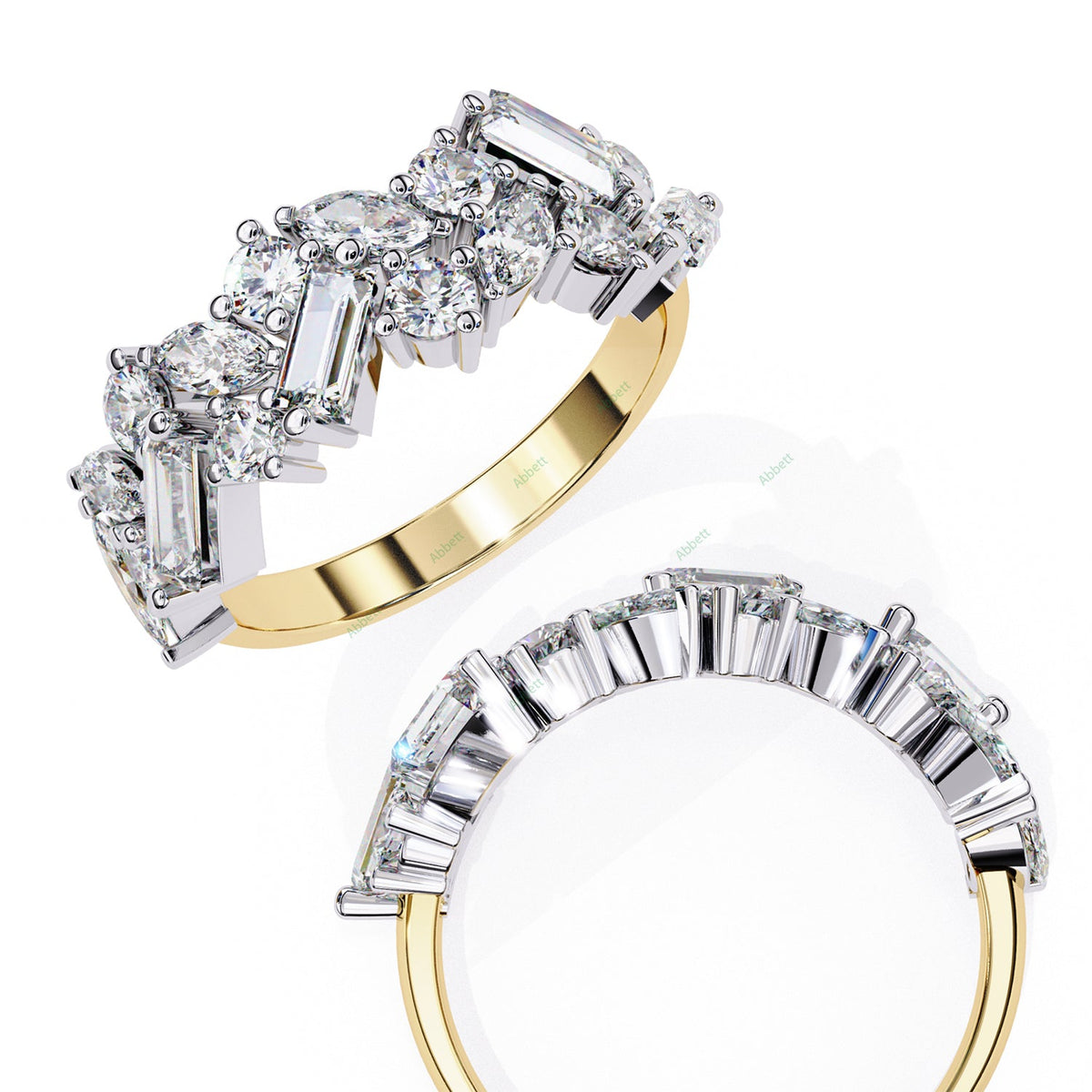 Fancy Wedding Band WEAN1040