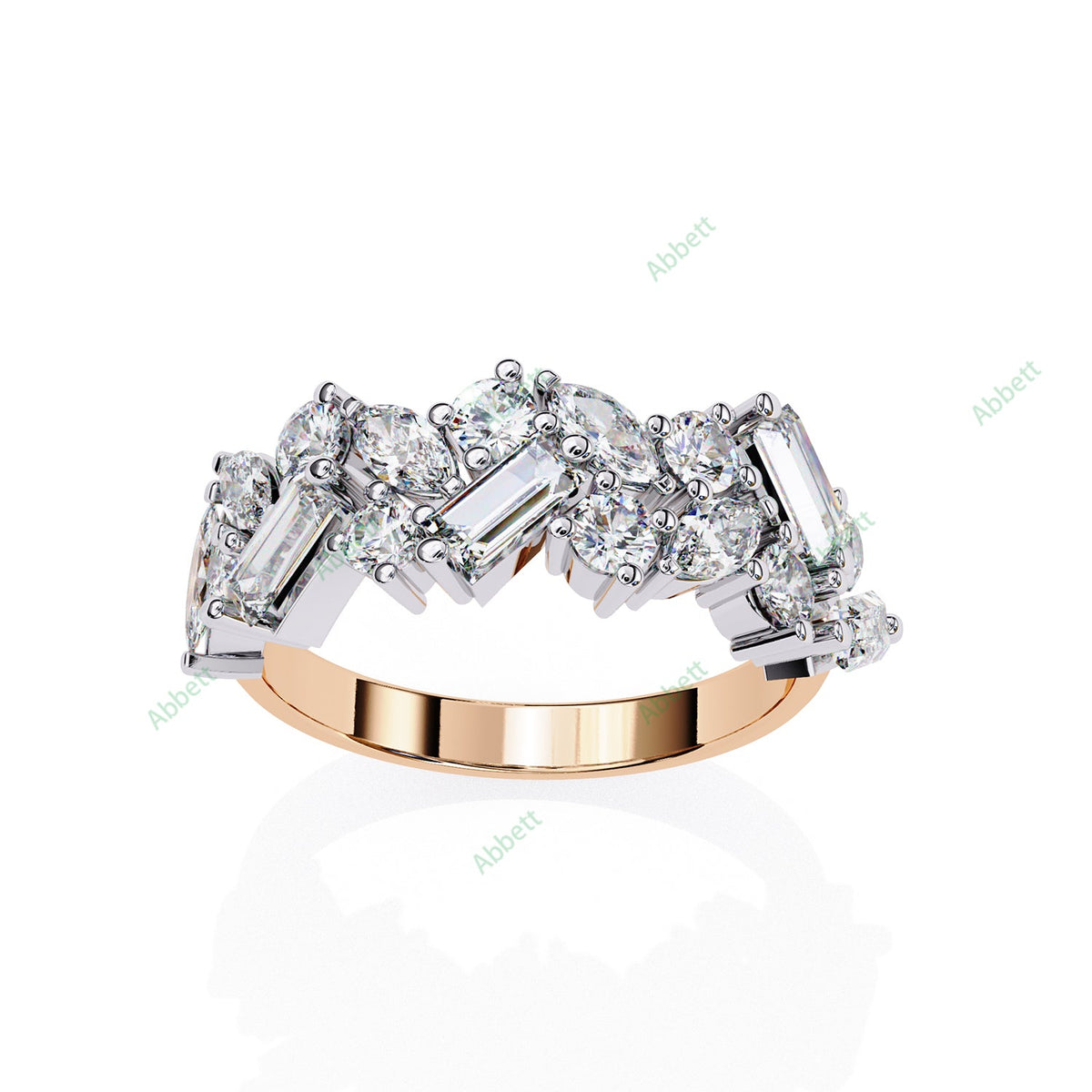 Fancy Wedding Band WEAN1040