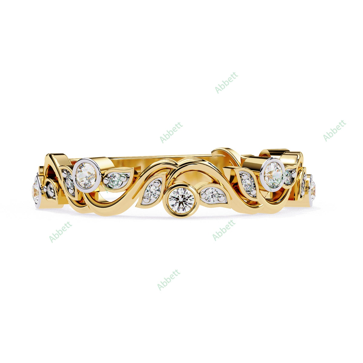 Natural Wedding Band WEAN1042