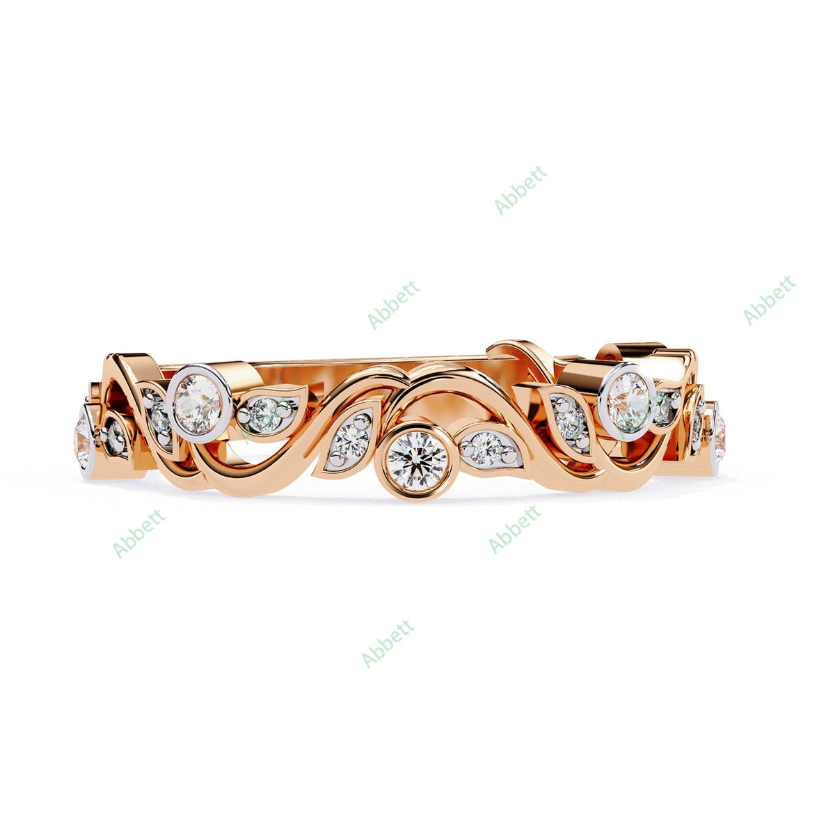 Natural Wedding Band WEAN1042
