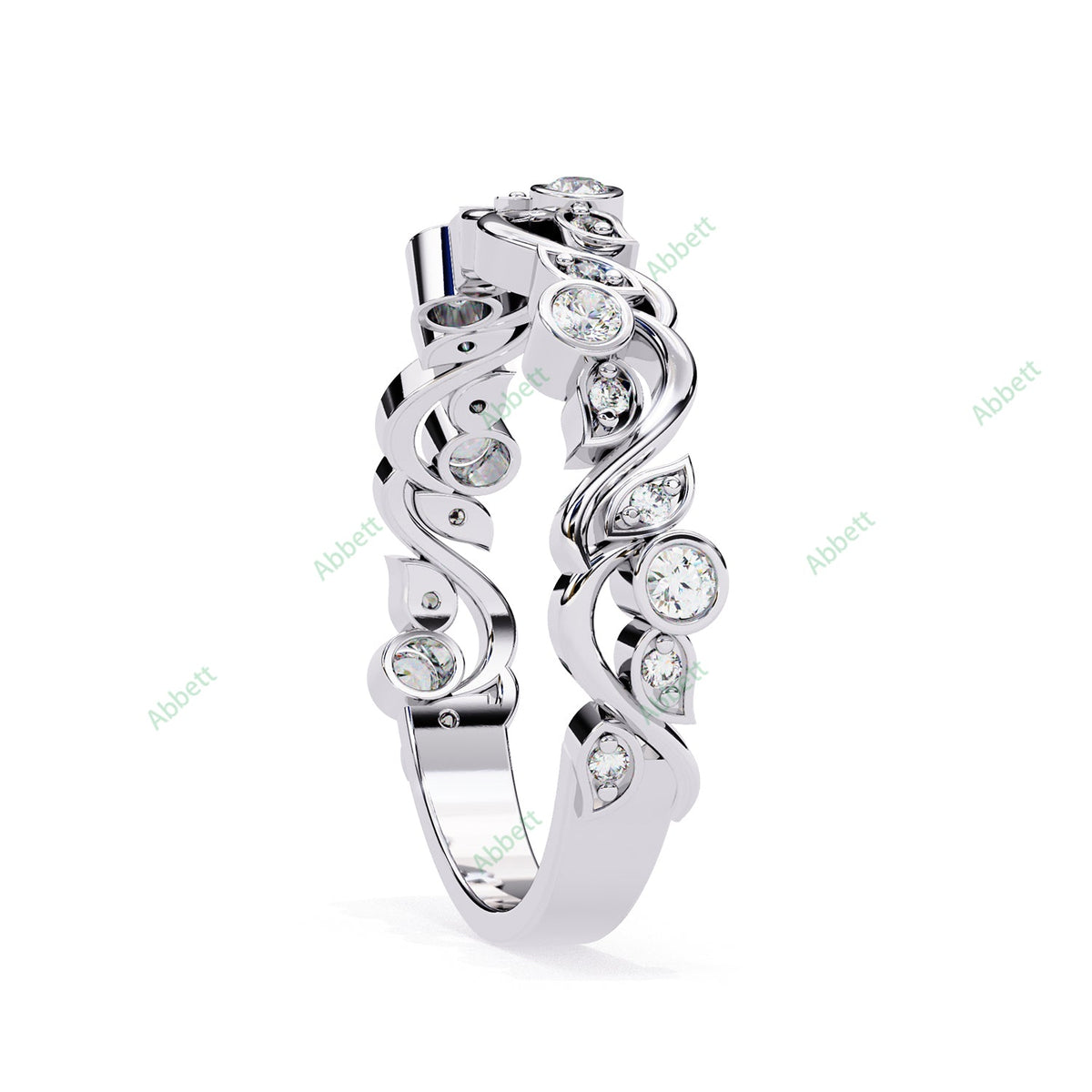 Natural Wedding Band WEAN1042