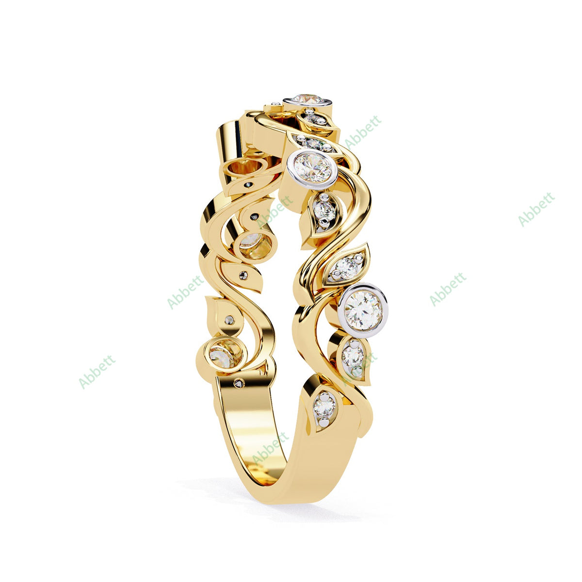 Natural Wedding Band WEAN1042