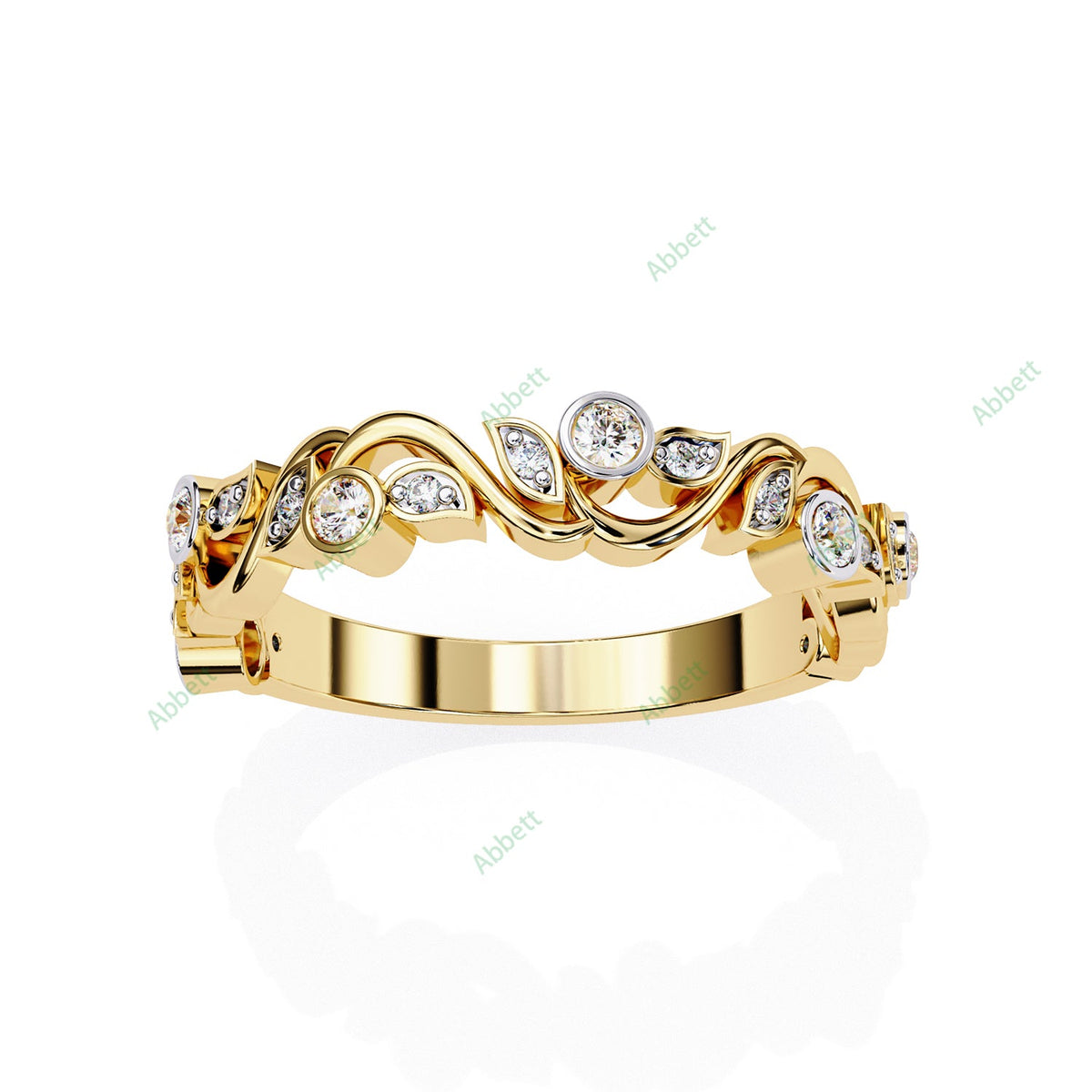 Natural Wedding Band WEAN1042
