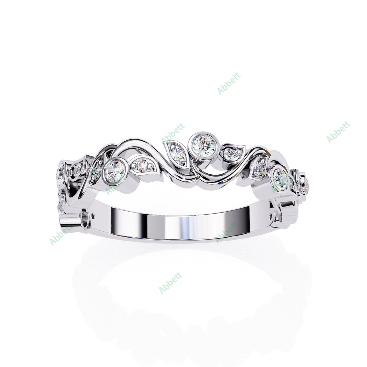 Natural Wedding Band WEAN1042