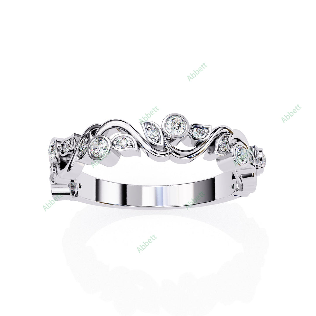 Natural Wedding Band WEAN1042