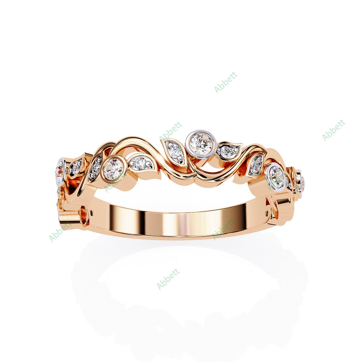 Natural Wedding Band WEAN1042