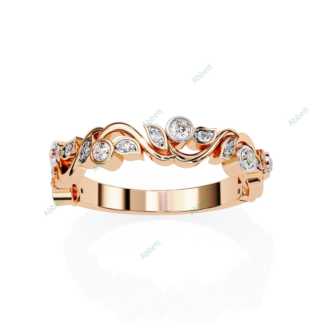 Natural Wedding Band WEAN1042