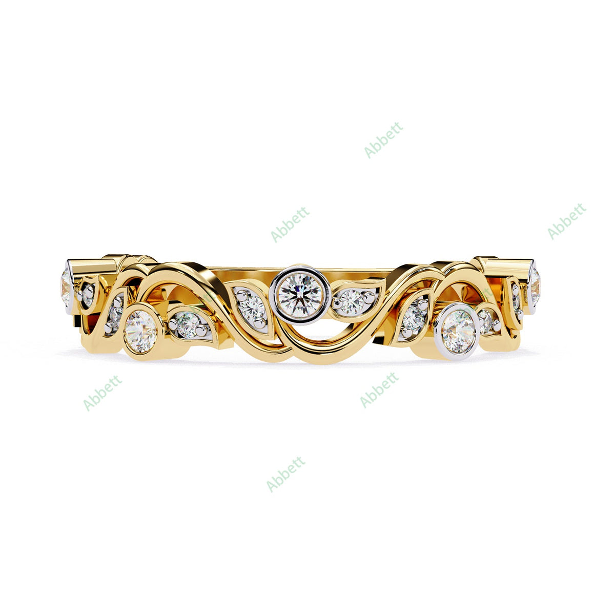 Natural Wedding Band WEAN1042