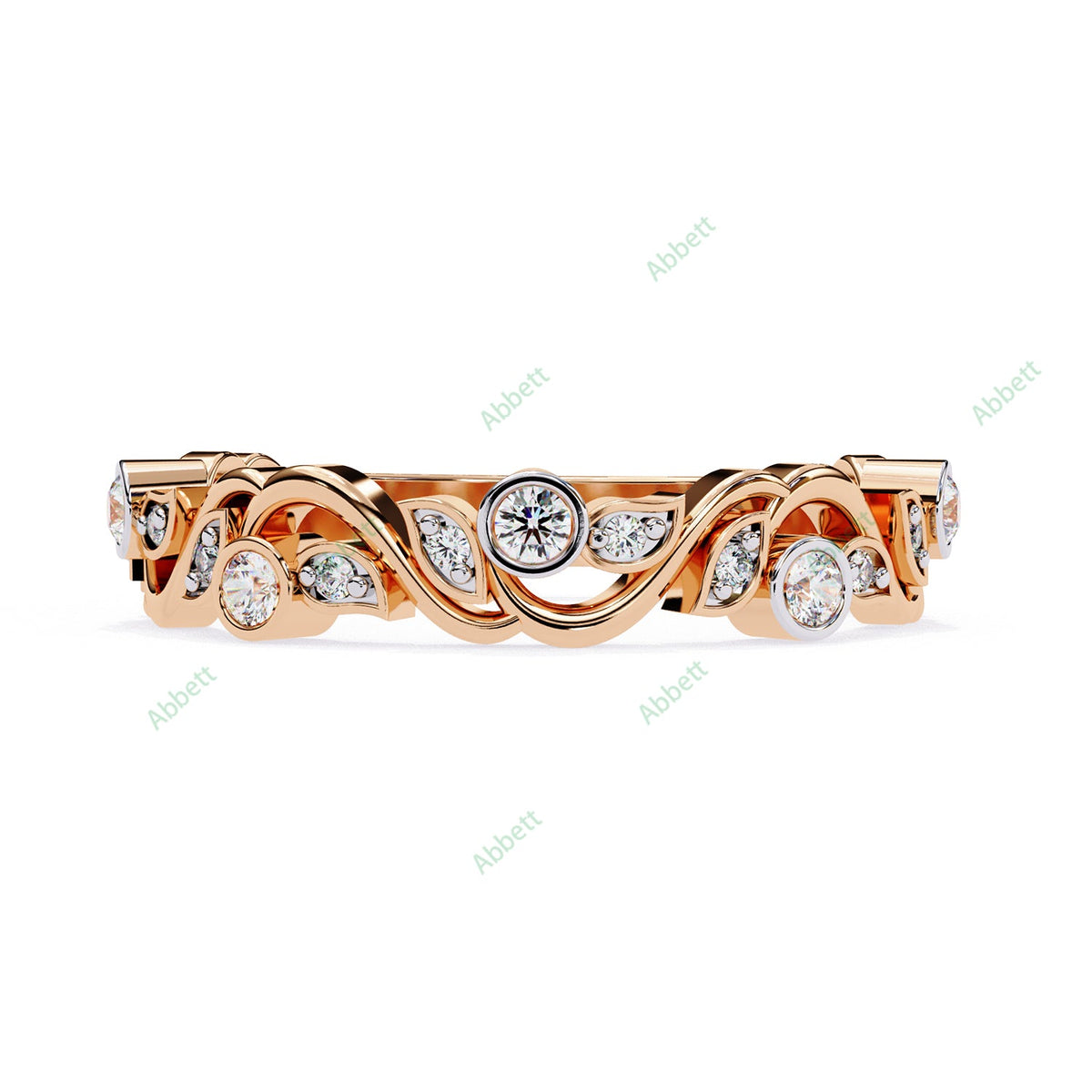 Natural Wedding Band WEAN1042