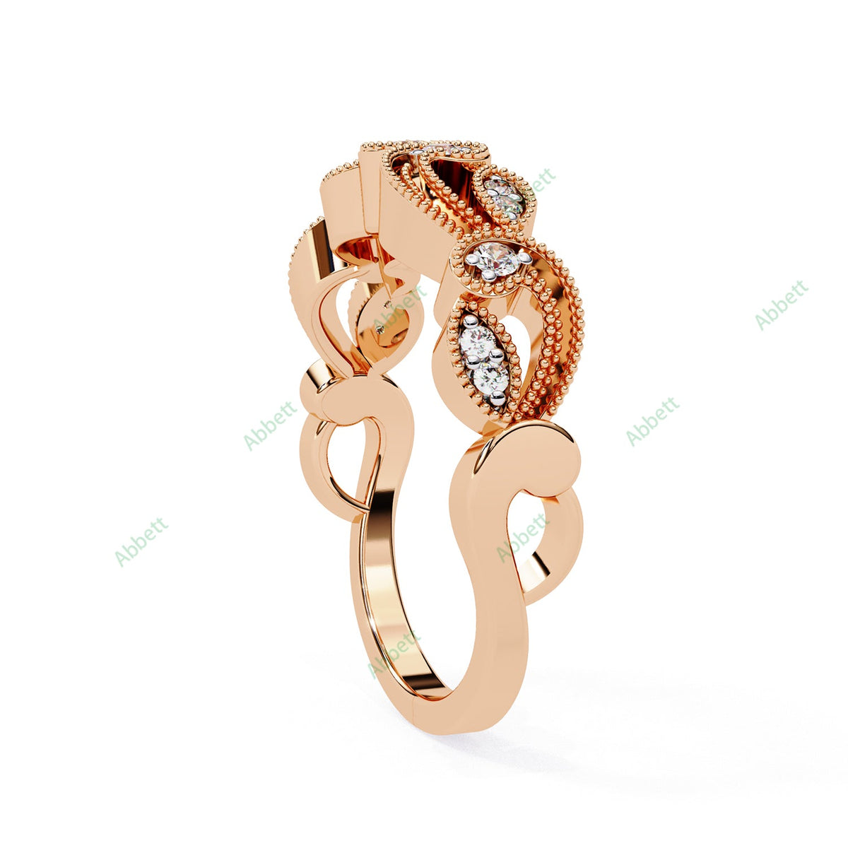 Vintage Wedding Band WEAN1047