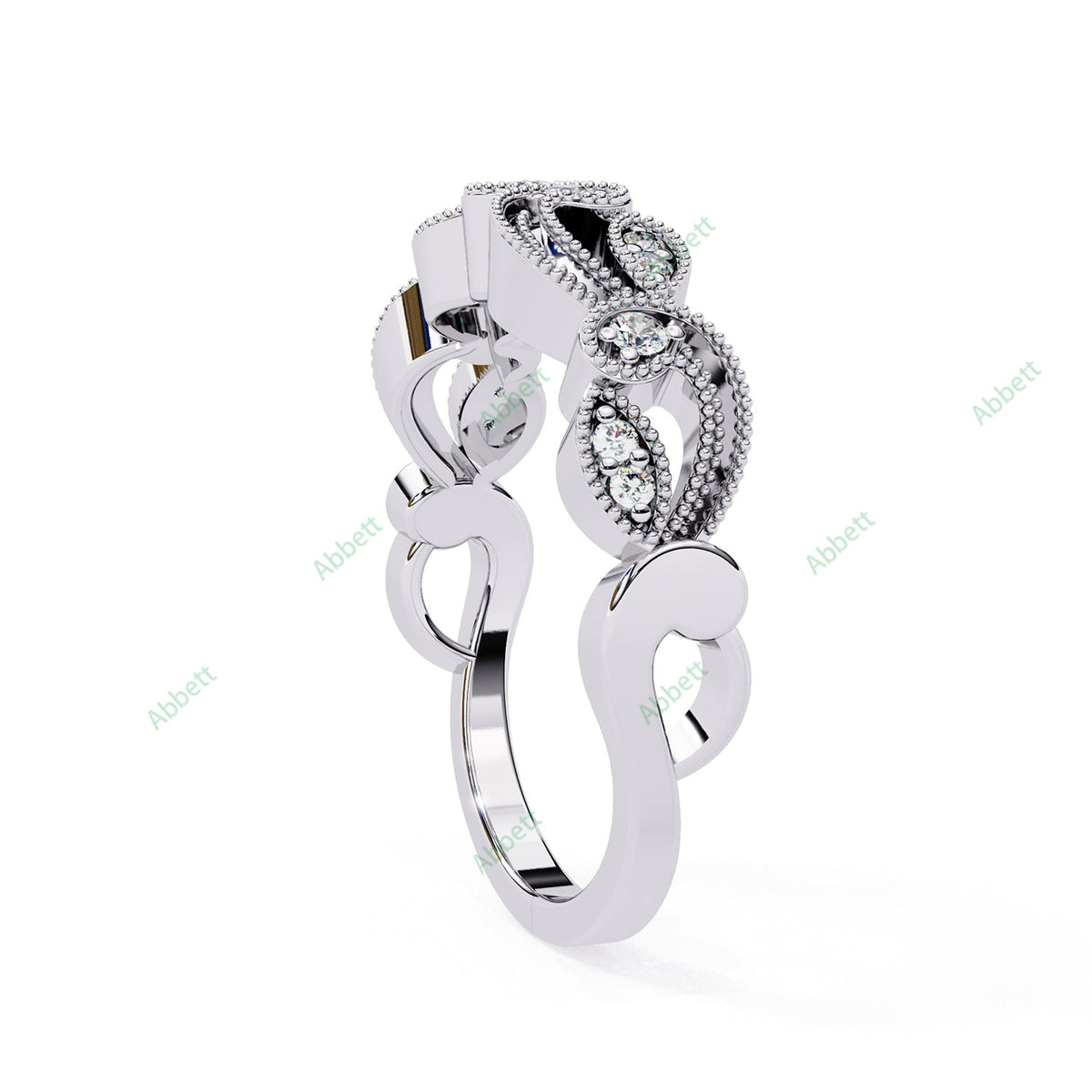 Vintage Wedding Band WEAN1047