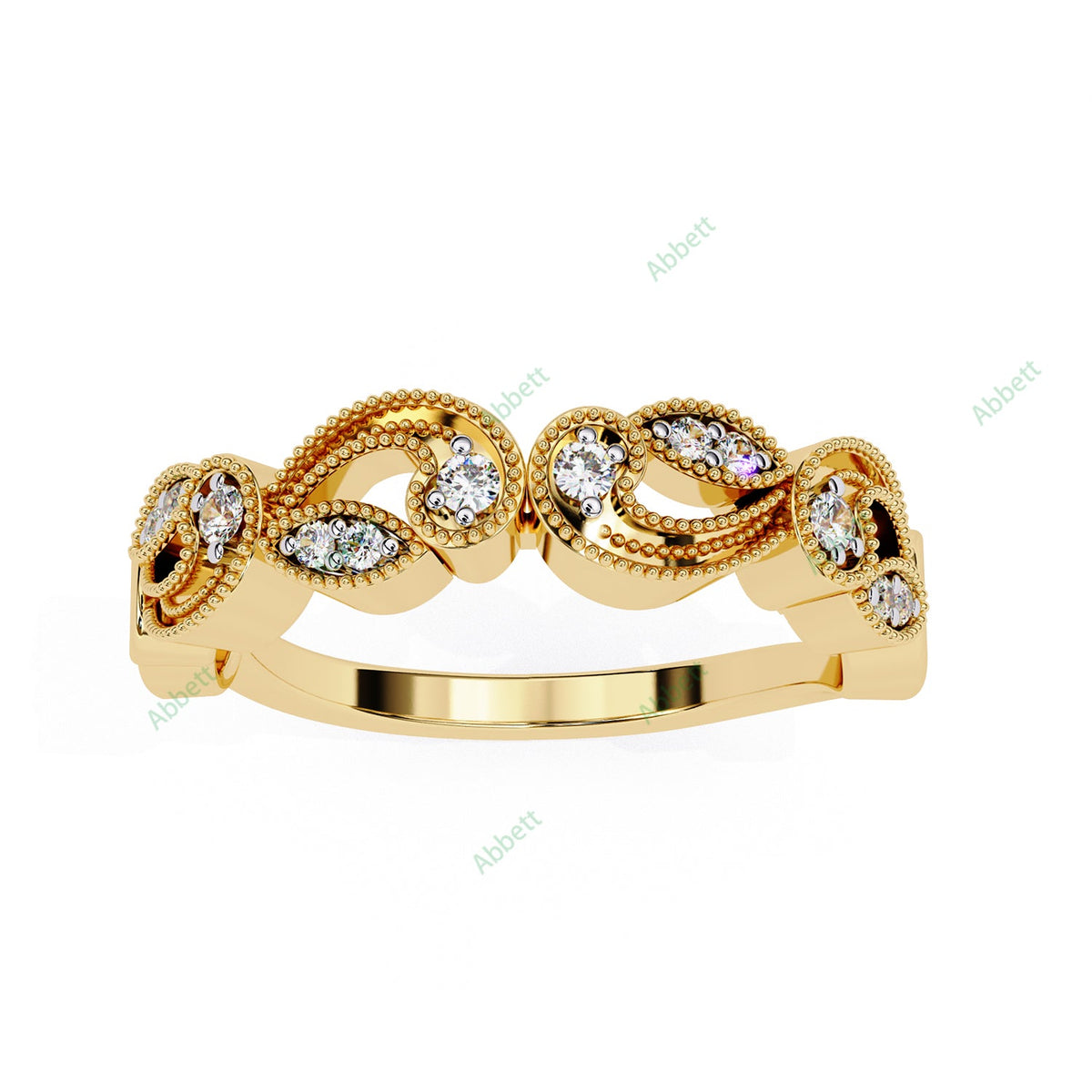 Vintage Wedding Band WEAN1047