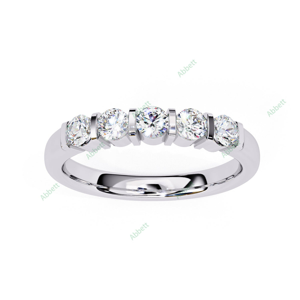 Anniversary Wedding Band WEAN1048