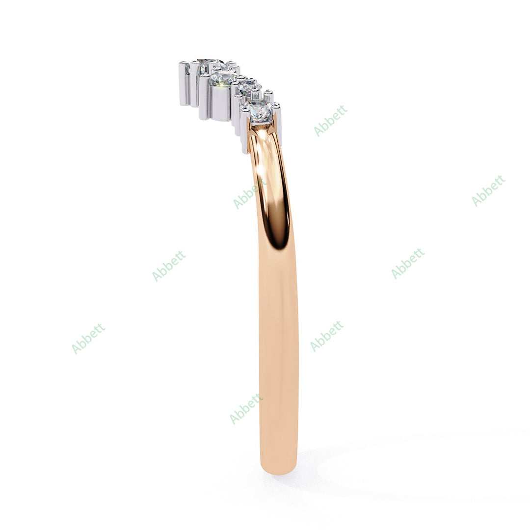 Curved Wedding Band WECU1002