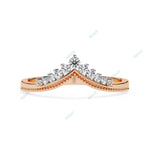 Load image into Gallery viewer, Curved Wedding Band WECU1004
