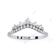 Chevron Wedding Band WECU1026
