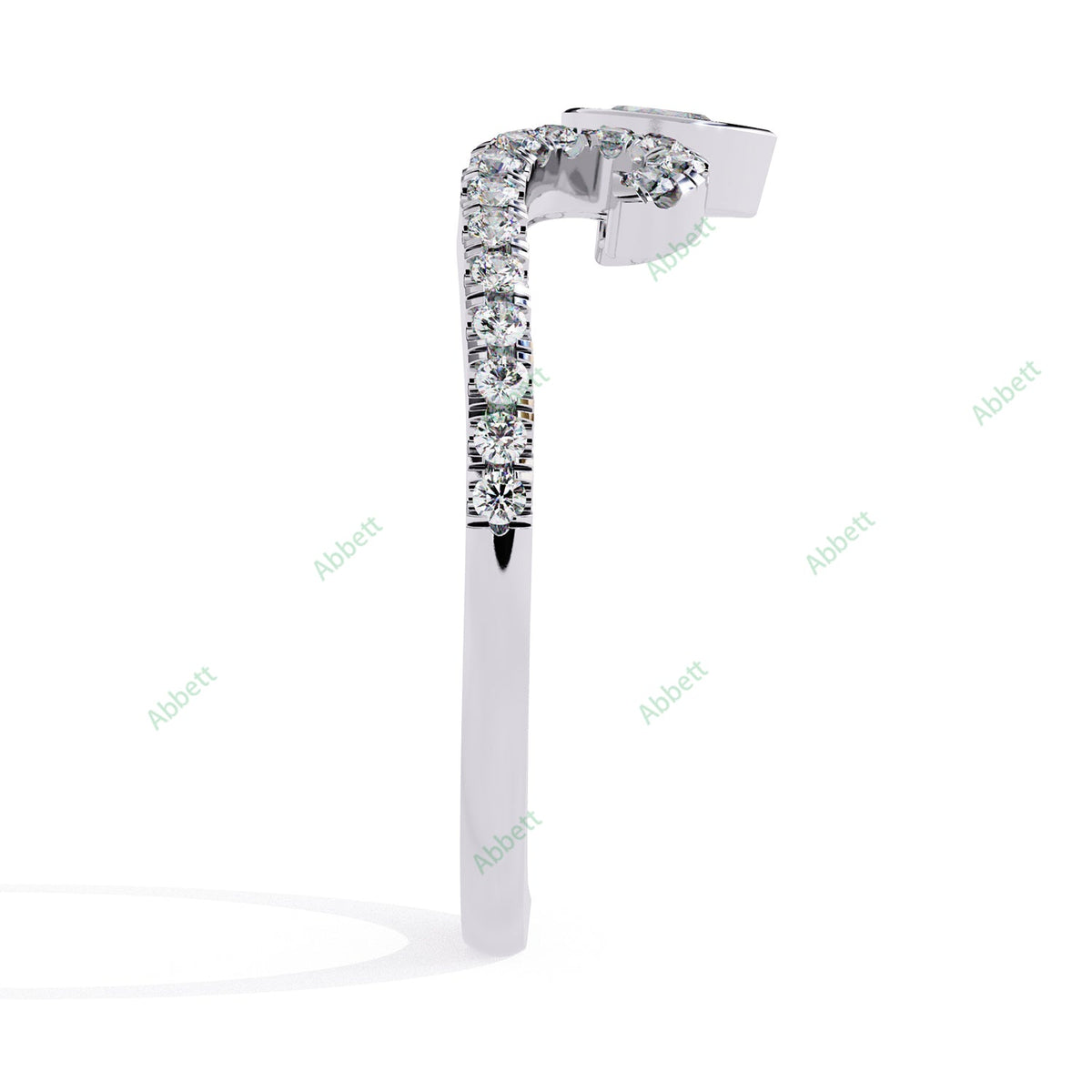 Chevron Wedding Band WECU1027