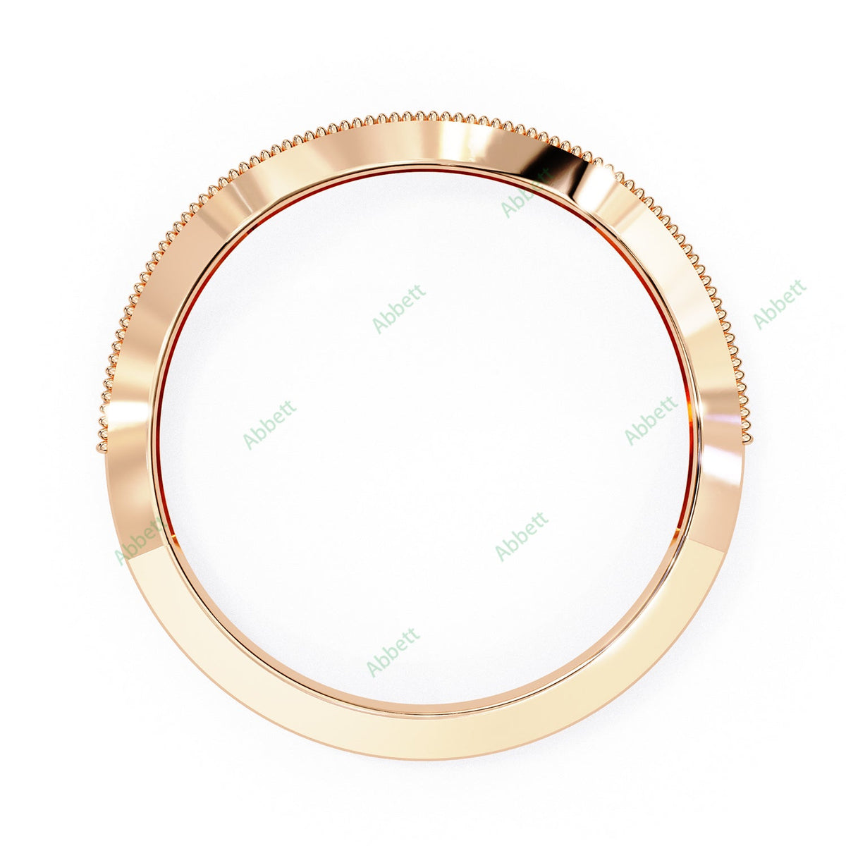 Curved Wedding Band WECU1046