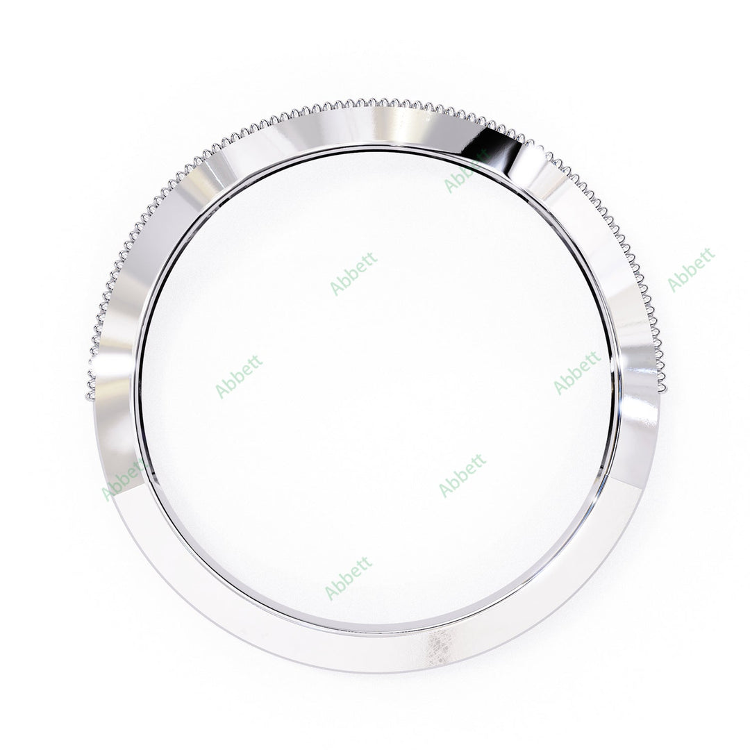 Curved Wedding Band WECU1046