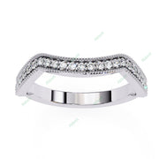 Curved Wedding Band WECU1046