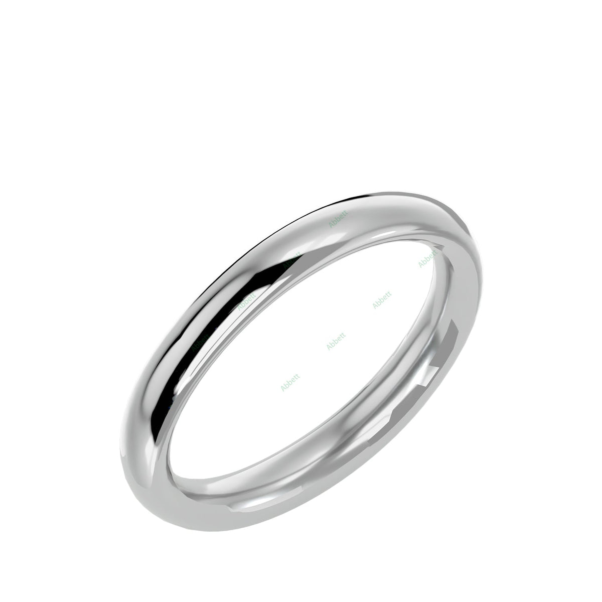 Plain metal Wedding Band WEST014