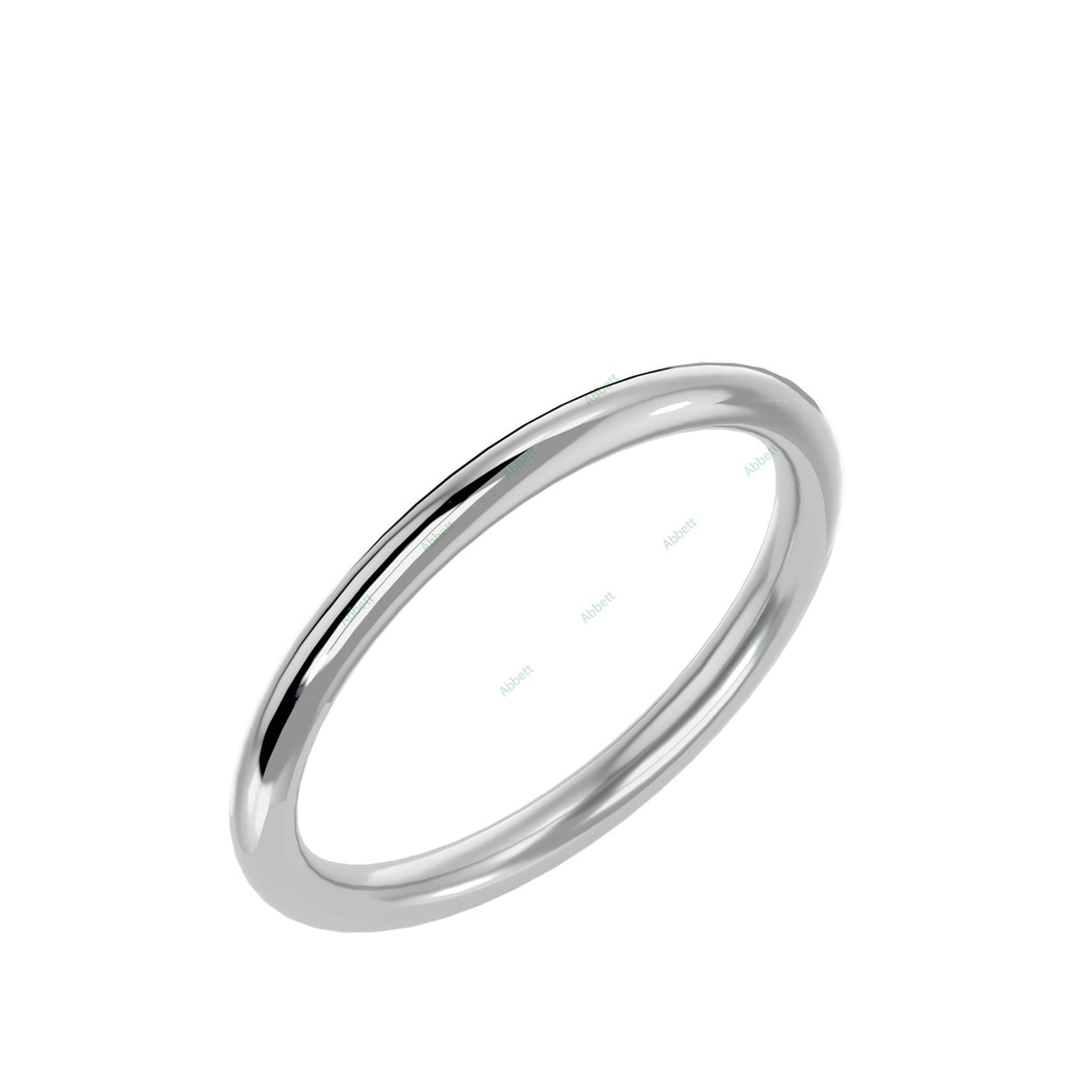Plain metal Wedding Band WEST017
