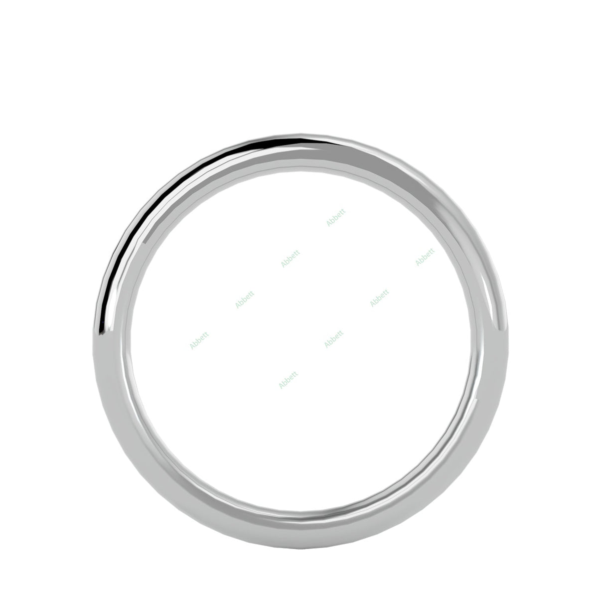 Plain metal Wedding Band WEST017